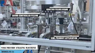 Semi-Auto Filling-Capping-Labeling line for 10 ml product