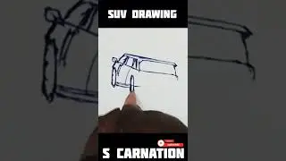 SUV  Car draw #draw #sketch #trading #art #cardesign #viralshort #suv #easycardrawing #shorts