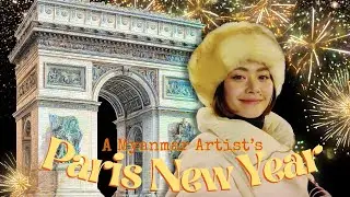 Artist&rsquo;s Paris New Year: Eating 12 grapes under a table in a crowd of millions in Champs Elys&eacute;es