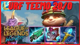 URF TEEMO | MY MOST FUN TEEMO URF GAME | WILD RIFT URF TEEMO