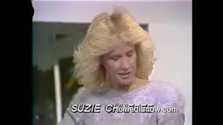 WTCN (KARE) Barry Zevan with Suzy Chaffee, 1984