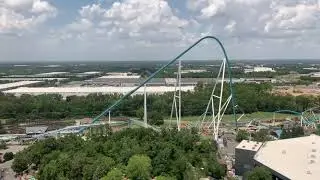 Carowinds Carolina Skytower on Ride POV July 2019 Charlotte NC SC