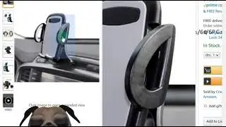 @Bahamas - Amazon Review Crazefoto Car Phone Mount, Universal Cell CD Slot Holder Cradle Hands Free!