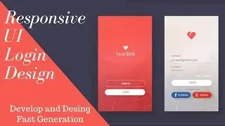 Android UI Material Login Design | Android Studio | Fast Generation