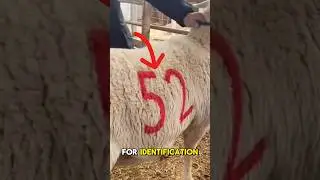 They gave a badge to a sheep #facts #science #funscience #sheep