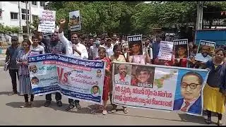 AP Nirudyoga JAC president Samayam Hemanth vizag receives unconditional support by AU Students