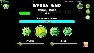 [Geometry Dash] Every End live for record (progress : 19%)