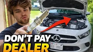 (SAVE Hundreds) How to Change Spark Plugs on a 2020 Mercedes A-Class
