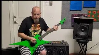 SOLAR X2.6FR in Green Neon, review. EMG's make it sound awesome.