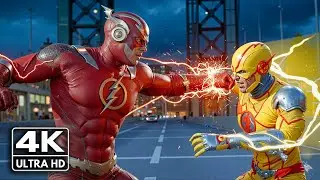 Flash vs. Reverse Flash Fight Scene EPIC Speed Battle [4K-ULTRA HDR]