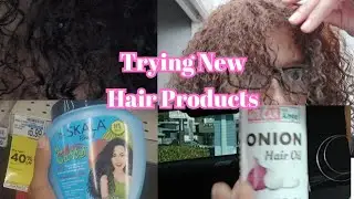 Learning to Love my curls/Trying Blue Viral  Skala #curlygirl #naturalhair #healthyhair 