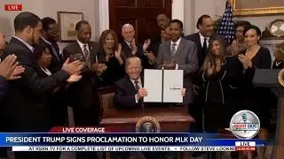 🔴WATCH: President Trump Proclamation to Honor Martin Luther King, Jr. Day