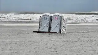 Hurricane Erin Wildwood NJ Beach Flooding