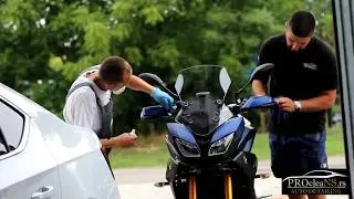 2017 Yamaha Tracer 900 GT Detailing Ceramic Coating Protect Bike Motorcycle Gyeon Novi Sad PROcleaNS