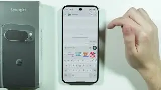 Google Pixel 10 Pro XL: как сделать текстовые наклейки (создать собственные наклейки)