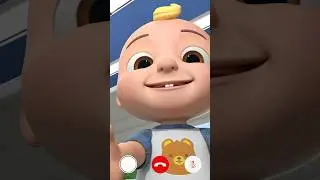 Ring Ring! JJ's Facetiming you with his Daddy! Say HI! #cocomelon #shorts