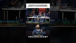 Rishabh pant 27cr disappointing🙁💰 #rishabhpant #ipl #lsg #cricket