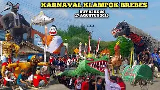 Arak arakan karnaval pasar batang klampok brebes || Dirgahayu HUT RI KE 80 - 23 agustus 2025