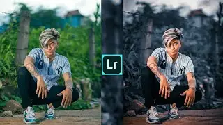Lightroom mobile dark navy blue tone photo editing// preset download free//