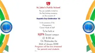 St. John&rsquo; Public School  | Republic Day celebration 2022