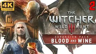 The Witcher 3: Blood and Wine - Game Movie Part 2 (All Endings, Death March, Ultra Modded) [4K]