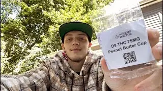 Reviewing The Hemp Doctor D9 THC 75MG Peanut butter cup!! Best stoner treat!!