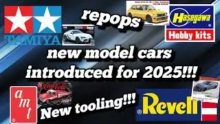 new model car kits introduced for 2025 from top brands!!