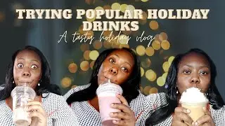 Trying Local Coffee Shops Holiday Drinks (part 2) | Just Nella