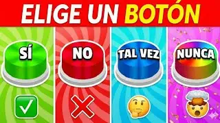 Elige UN BOTÓN 😱🔥 | SÍ, NO, TAL VEZ o NUNCA 🤯 | Reto MEGA DIFIClL | Quiz-Mania