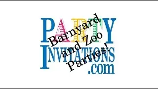 barnyard party invitations for children from partyinvitations.com