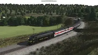WESTERN MARYLAND RAILWAY F7 236 at West Helmstetter's Curve TRS22