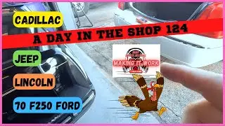ДЕНЬ В АВТОРЕМОНТНОЙ МАСТЕРСКОЙ 124, КЛАССИЧЕСКИЙ FORD, JEEP, LINCOLN, CADILLAC, MILWAUKEE, KLIEN, TOPDON..