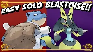 EASY SOLO the 7 star Blastoise Tera raid!!