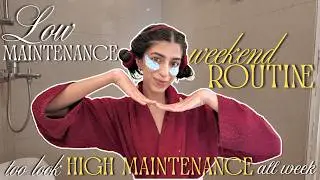 Beauty weekend rituals! Hair + Skin *NO HEAT CURL* | Radhika Jagtap