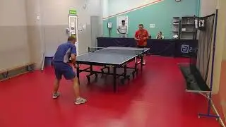play 1/4 Крючков И. (547) 3-1 Иванов В. (614) R-СПб table tennis Zhang Jike Super ZLC vs Hadraw VR
