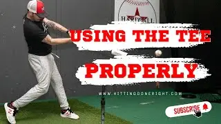 Using The Tee Properly to Improve Your Baseball Swing 💢 Hitting Done Right