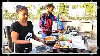 Beautiful Lady Sells Tasty ParanthasFamous Parantha ShopIndian FoodStreet Food