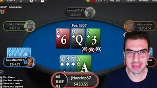 $500 Zoom Poker Play and Explain - The Great Game of Pot Limit Omaha