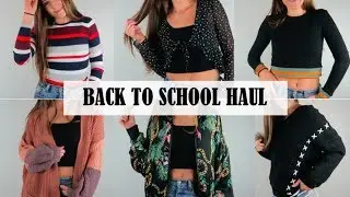 BACK TO SCHOOL CLOTHING TRY ON HAUL 2017 || STEPHANIE LEIGH
