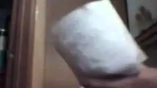 Portable toilet paper dispenser