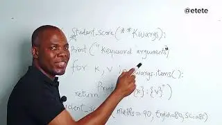 Mastering Arbitrary keyword arguments in Python #s2ep20 #education #everyone