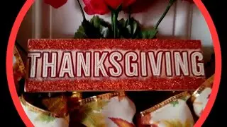 Diy Thanksgiving craft from scraps 