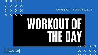 WOD | 05.29.2020