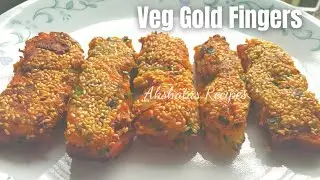 Crispy Gold Fingers|Sesame Toast |No deep frying recipe|@akshatasrecipes