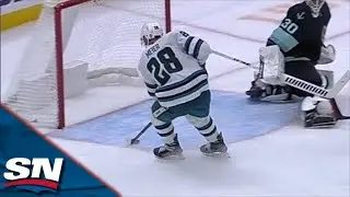 Timo Meier Completes Fourth-Career Hat Trick vs. Kraken