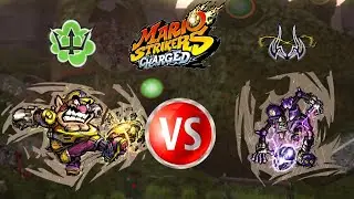 Mario Strikers Charged: Wario vs Waluigi [Crater Field]