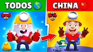 TODAS las DIFERENCIAS de BRAWL STARS en CHINA Y GLOBAL 😵&zwj;💫 (ES MEJOR)