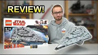Furchtbarer Film - sch&ouml;nes Set! LEGO&reg; Star Wars 75190 First Order Star Destroyer aus Ep. 8 im Review