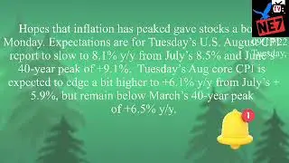 09/13/22 NE7tv STOCK INFO- STOCK MARKET NEWS CPI' reporting-fun day- big change