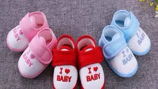 0-12 Month Baby Boy Girls Crib Shoes Infant Crib Cotton